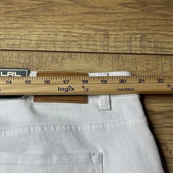 Lauren Ralph Lauren Women's White Modern Curvy Straight Leg Jeans Size 22W- NWT - Picture 7 of 8